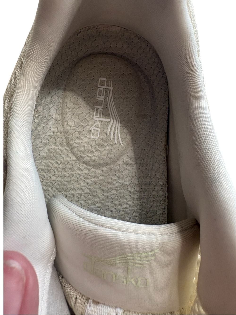 DANSKO Sky Mesh Athletic Sneaker in Ivory Size 37 (6.5/7) -- SUPER DUPER COMFY!! - Picture 11 of 12